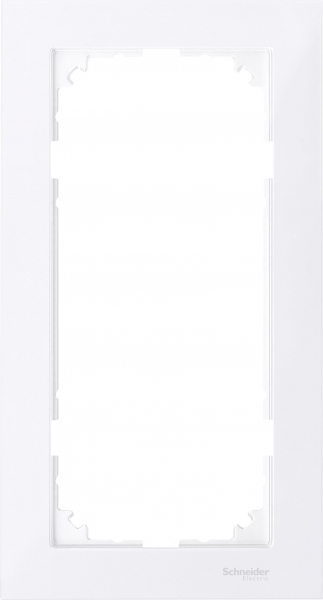 MERTEN M-Pure РАМКА 2 поста б/перегородки, АКТИВНЫЙ БЕЛЫЙ, SM