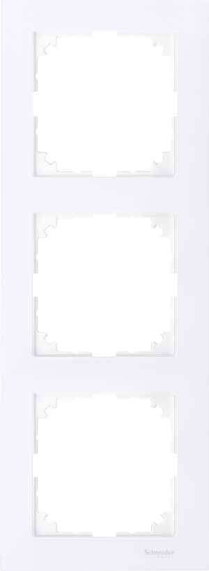 MERTEN M-Pure РАМКА 3 поста, АКТИВНЫЙ БЕЛЫЙ, SM