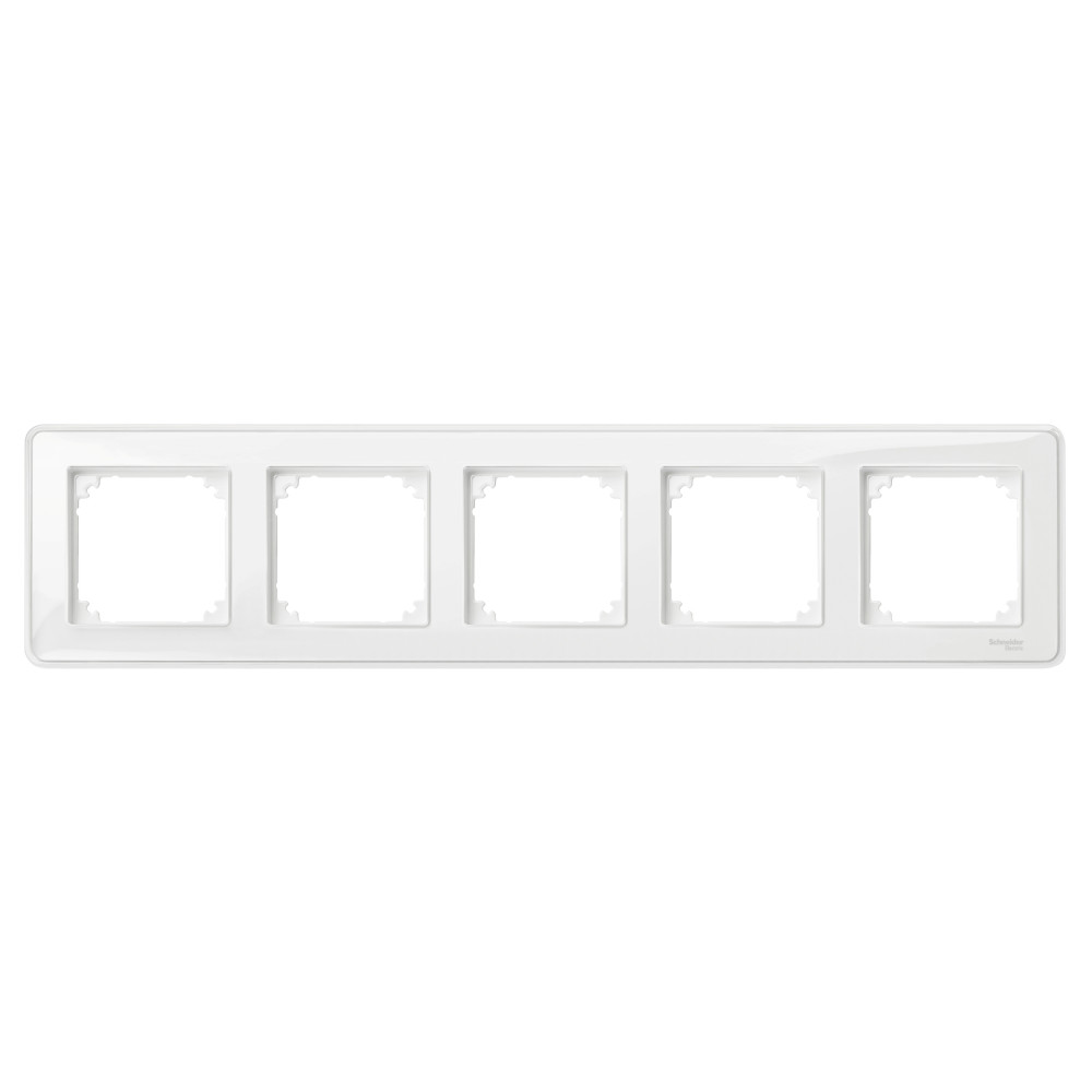 MERTEN M-CREATIV РАМКА 5 постов, ПРОЗРАЧНЫЙ, SM