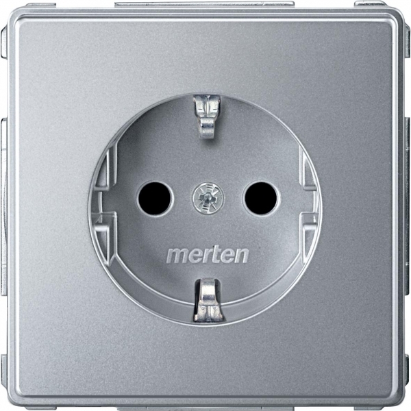 МЕХ. РОЗ.SCHUKO С ЗАШ.ШТОРКАМИ АЛЮМИНИЙ