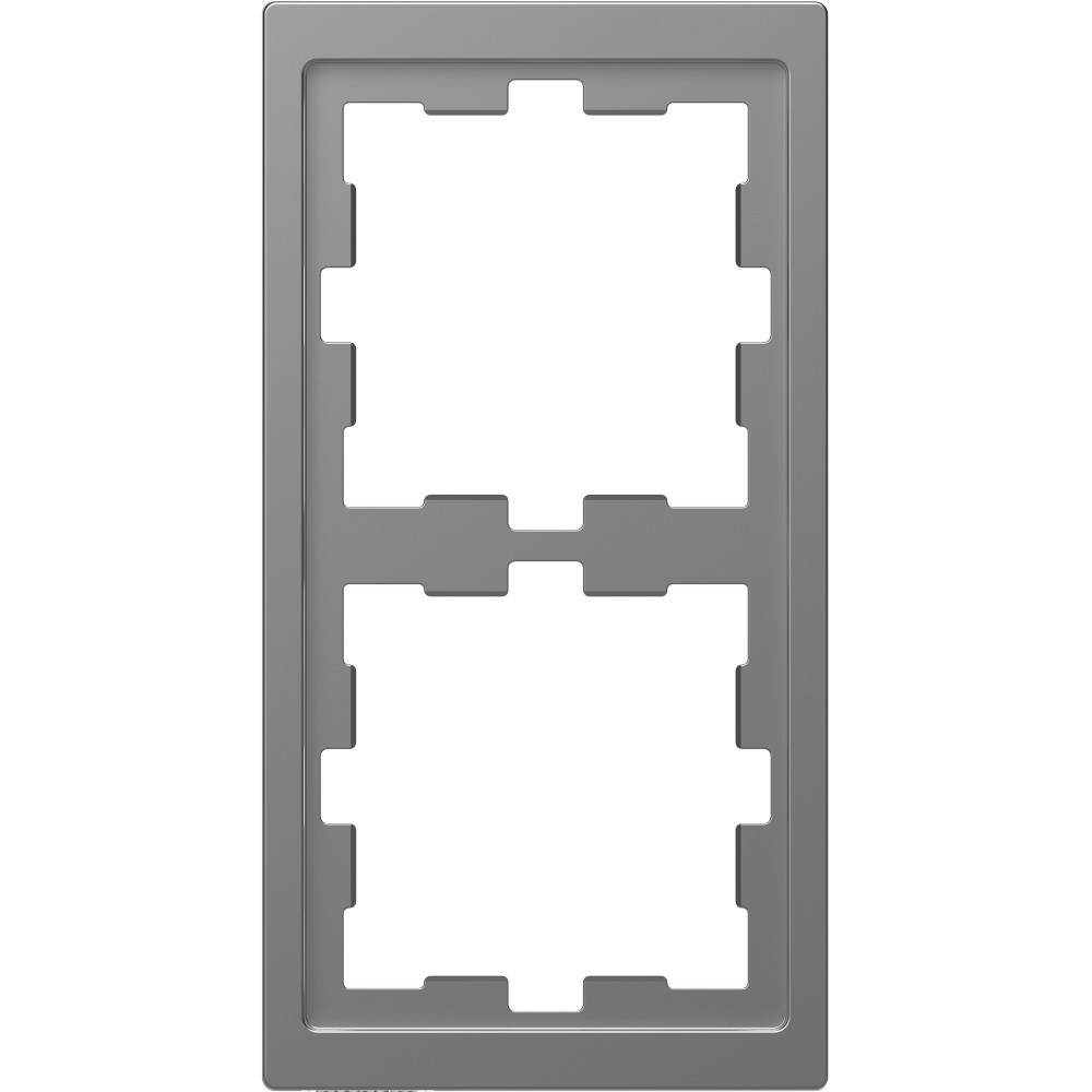 MERTEN D-Life РАМКА 2-постовая, НЕРЖ. СТАЛЬ