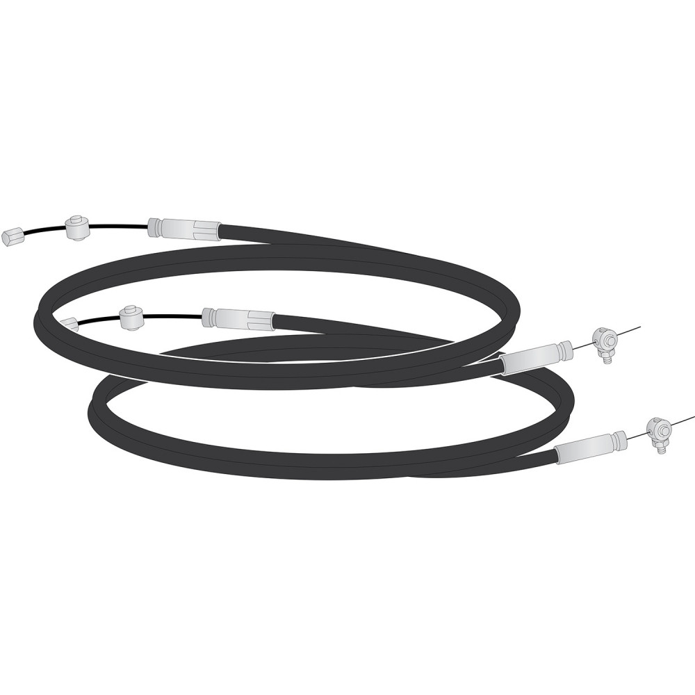 КОМПЛЕКТ ИЗ 2Х ТРОСОВ ВЗАИМОБЛОКИРОВКИ 6М