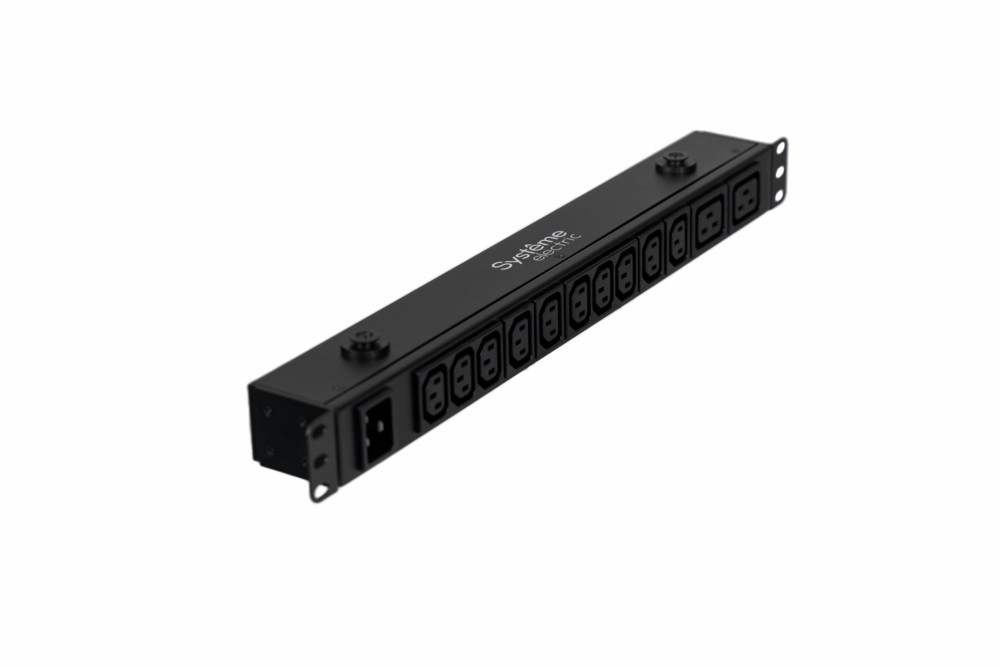 БРП Uniprom, базовый, 1U, 240В, 1Ф, 16A, 10xC13 2xC19, 2м кабель, IEC320 C20