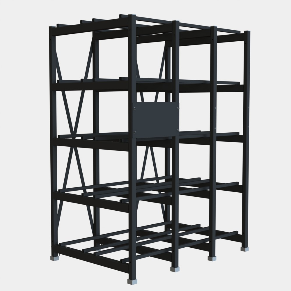 Стеллаж 5 полочный 2 ряда 1360х935х1855