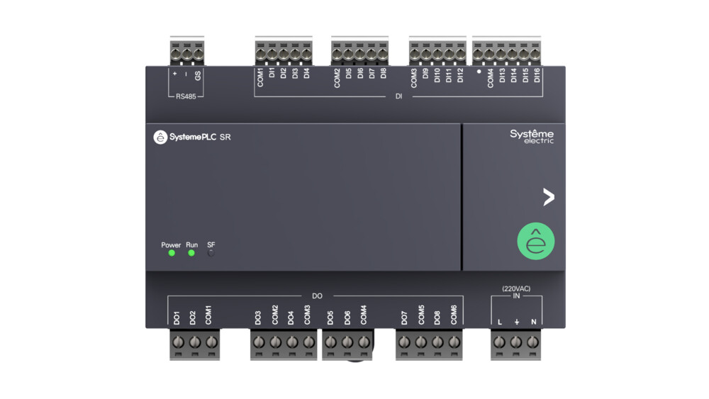 Интеллектуальное реле SR1; 220 VAC; 24 IO: 16 DI, 8 DO (реле); 1xRS485
