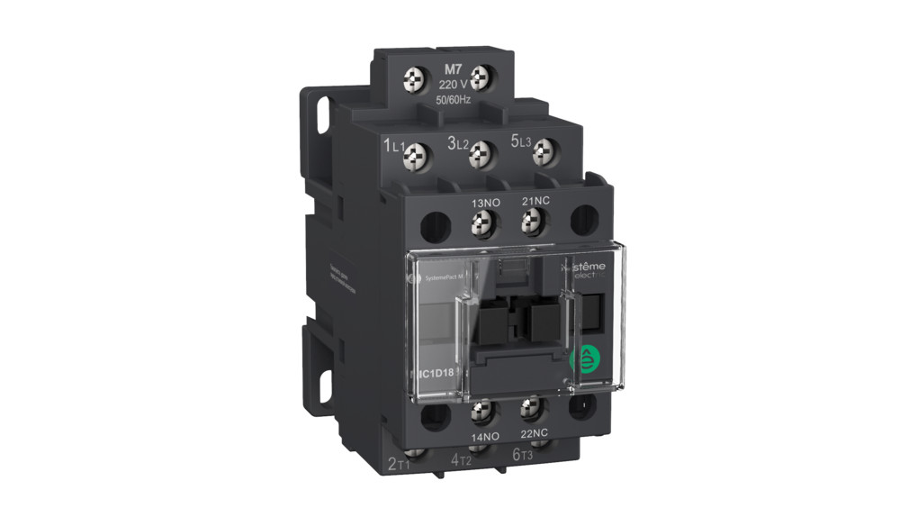 КОНТАКТОР MC1D 3P 12A НО+НЗ 24VDC