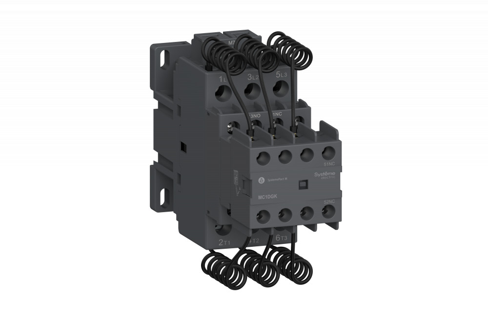 КОНТАКТОР MC1D ДЛЯ КОНДЕНСАТОРНЫХ БАТАРЕЙ 16.7 КВАР 1НО/2НЗ 220V 50/60ГЦ