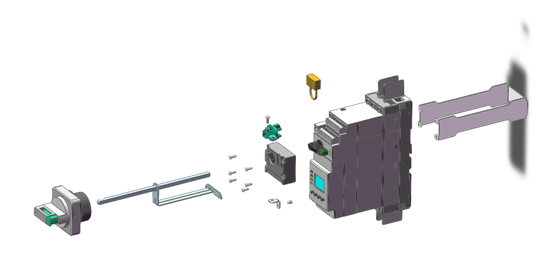 ОСНОВАНИЕ ДЛЯ ВЫНОСНОЙ ПОВОРОТНОЙ РУКОЯТКИ MFS