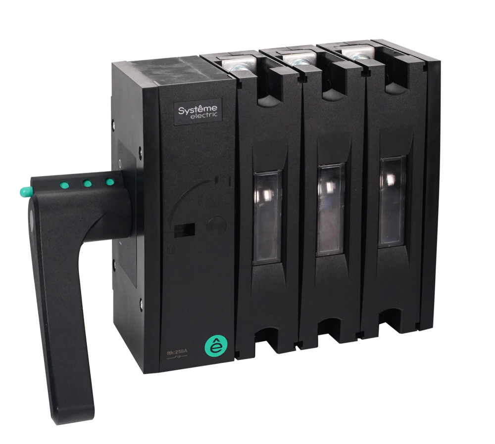 ВЫКЛ.-РАЗЪЕДИНИТЕЛЬ SYSTEMEPACT SD160 3P 63A РУКОЯТКА СЛЕВА СБОКУ_РУКОЯТКА ЗАКАЗЫВАЕТСЯ ОТДЕЛЬНО