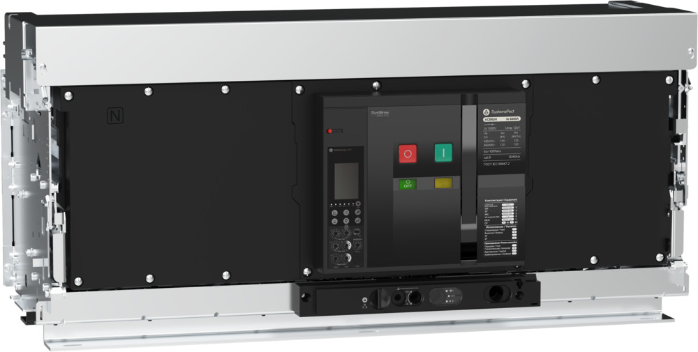 ВОЗДУШНЫЙ АВТ.ВЫКЛ.SYSTEMEPACT ACB63H 4000A 4P 6.0H ВЫК,ГП MCH+MX+XF AC230V