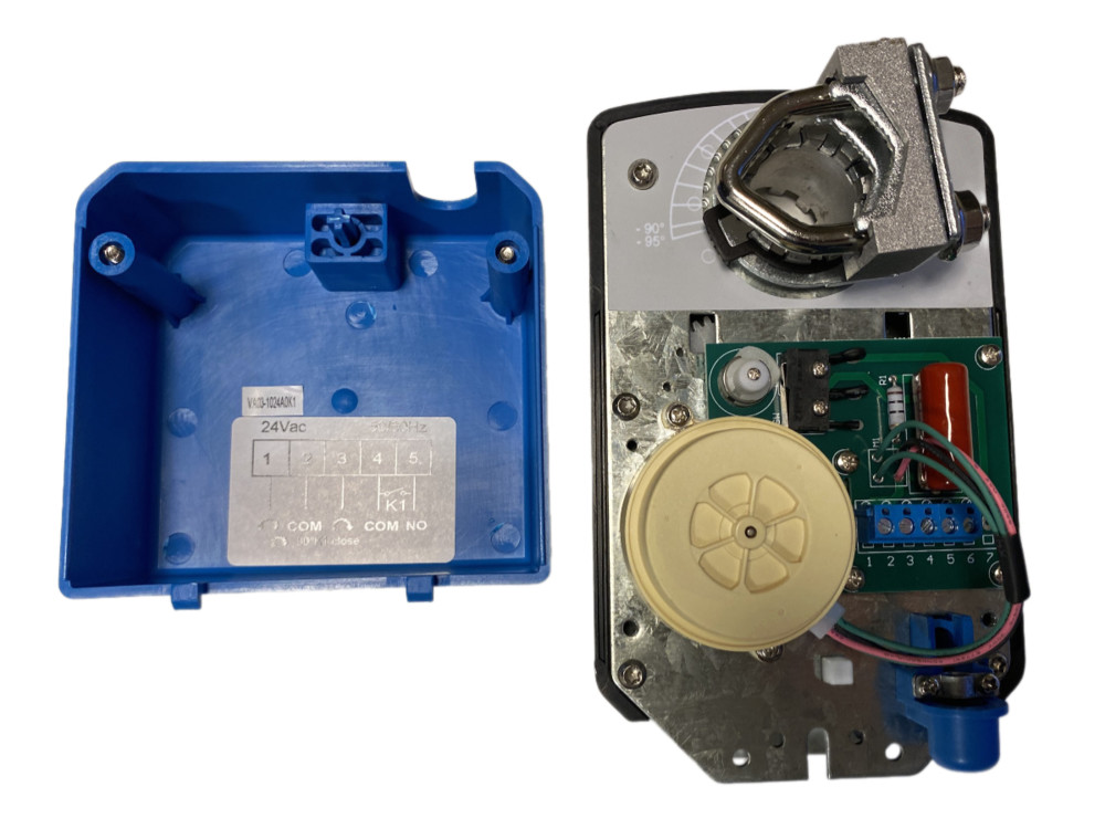 Привод воздушной заслонки, 10Нм 2-поз 1к.выкл ~24В