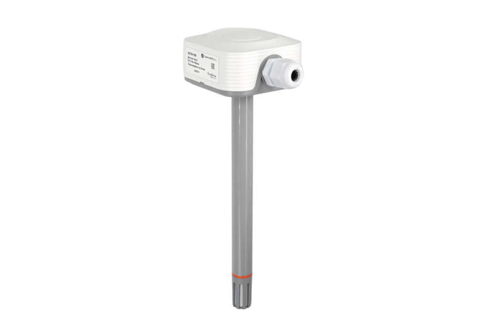 Датчик температуры канальный, -20…+80°С NTC10к 180(40…155)мм