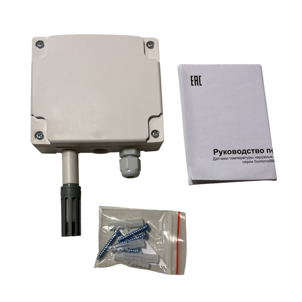 Датчик температуры наружный, -40…+60°С 4…20мА =15…35В IP65