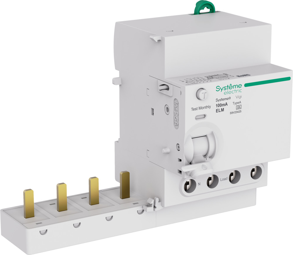 Systeme9 Блок диф. тока (БДТ) 25A 4P 100мА Тип-A 400В
