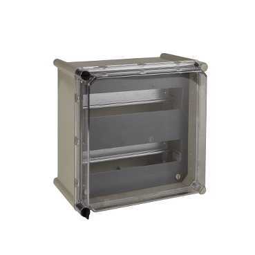 7035 ИНДИКАТОРНАЯ КОРОБКА PLS ПРОЗРАЧНАЯ 540X270X180 С ШАССИ 48 МОДУЛЕЙ